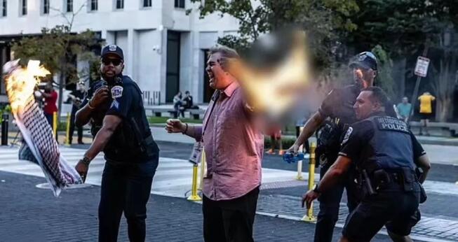 美國一男子在白宮附近自焚