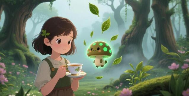 用東方樹(shù)葉養(yǎng)茶菌當(dāng)寵物？